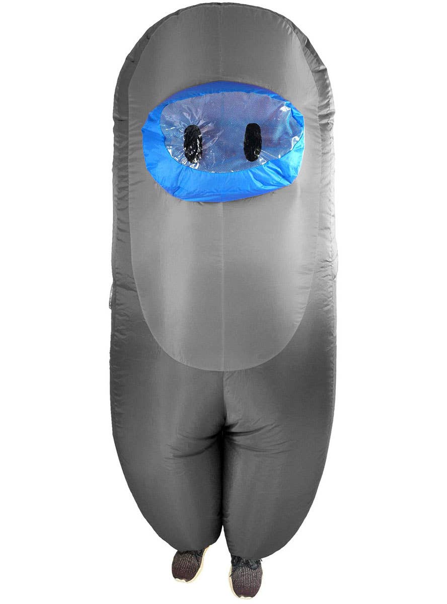 Image of Inflatable Adult's Grey SUS Crewmate Killer Costume