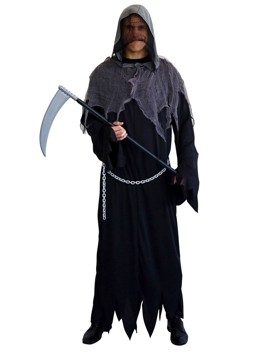 Grim Reaper Mens Halloween Costume - Main Image