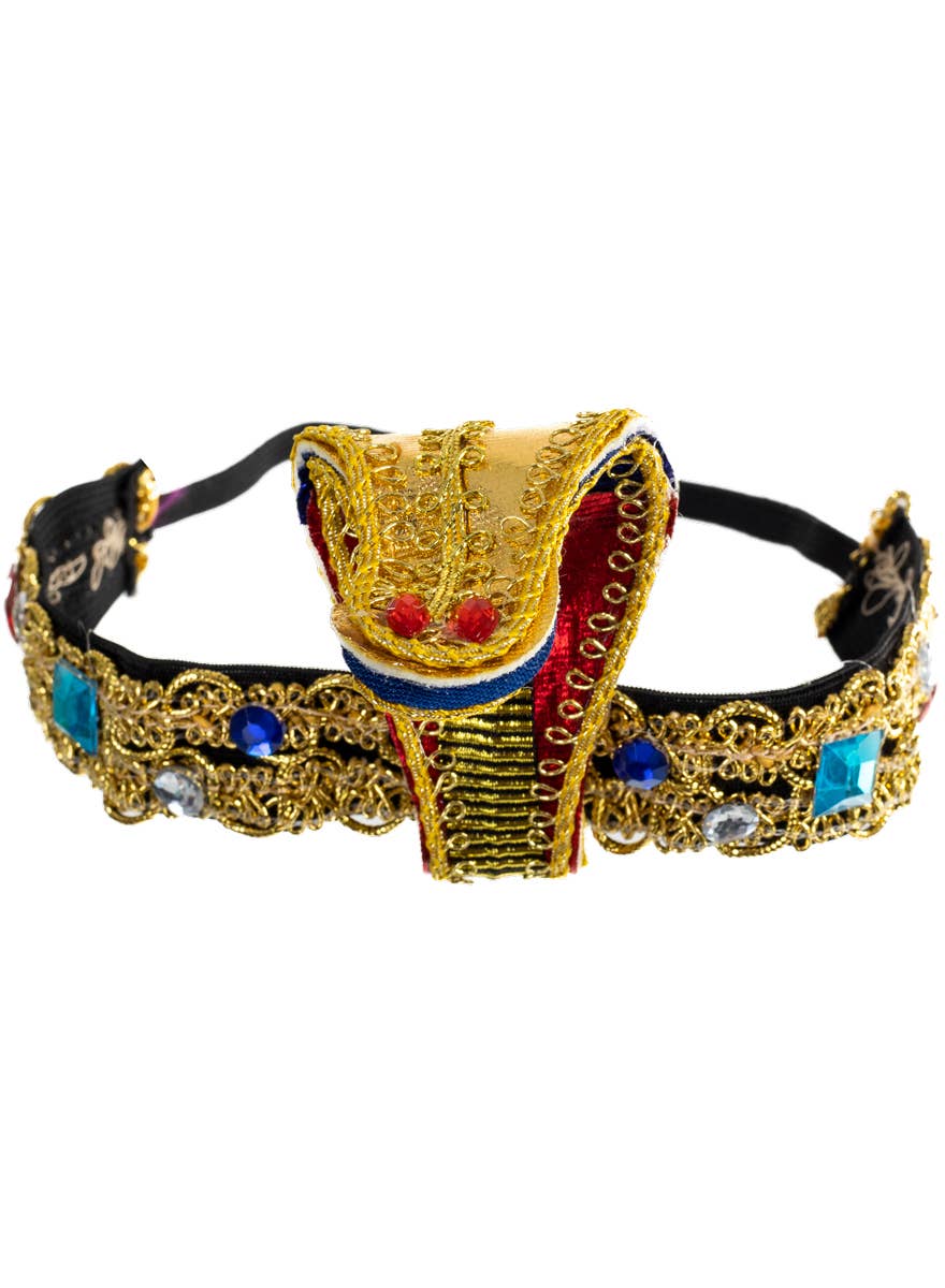 Cleopatra Jewelled Snake Costume Headband - Alternative Image