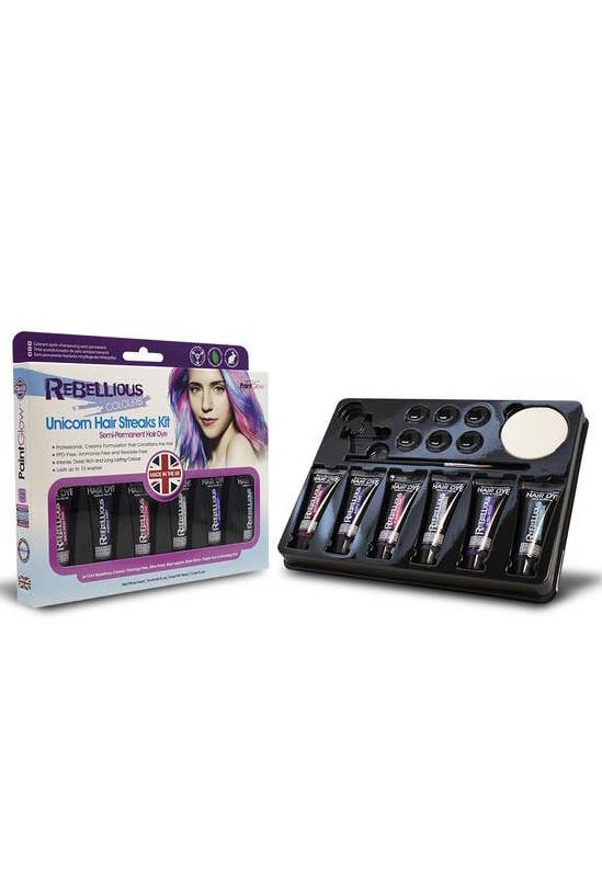 Semi Permanent Vibrant Unicorn Pastel Shades Hair Dye Kit 2