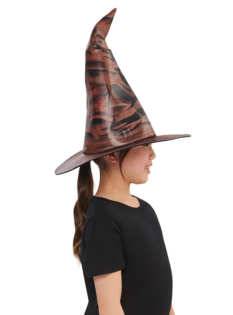 Harry Potter Kids Costume Sorting Hat With House Badges - Side Image
