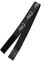 Black Midnight Collection Elastic Wig Band with Adjustable Tabs