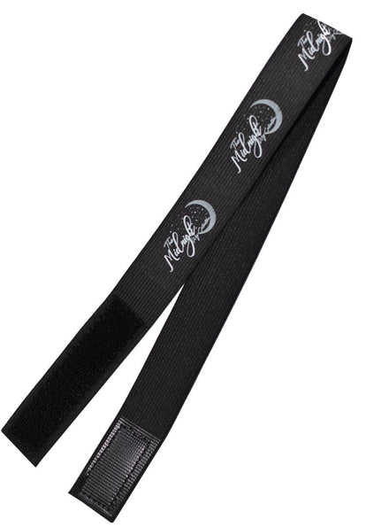 Black Midnight Collection Elastic Wig Band with Adjustable Tabs