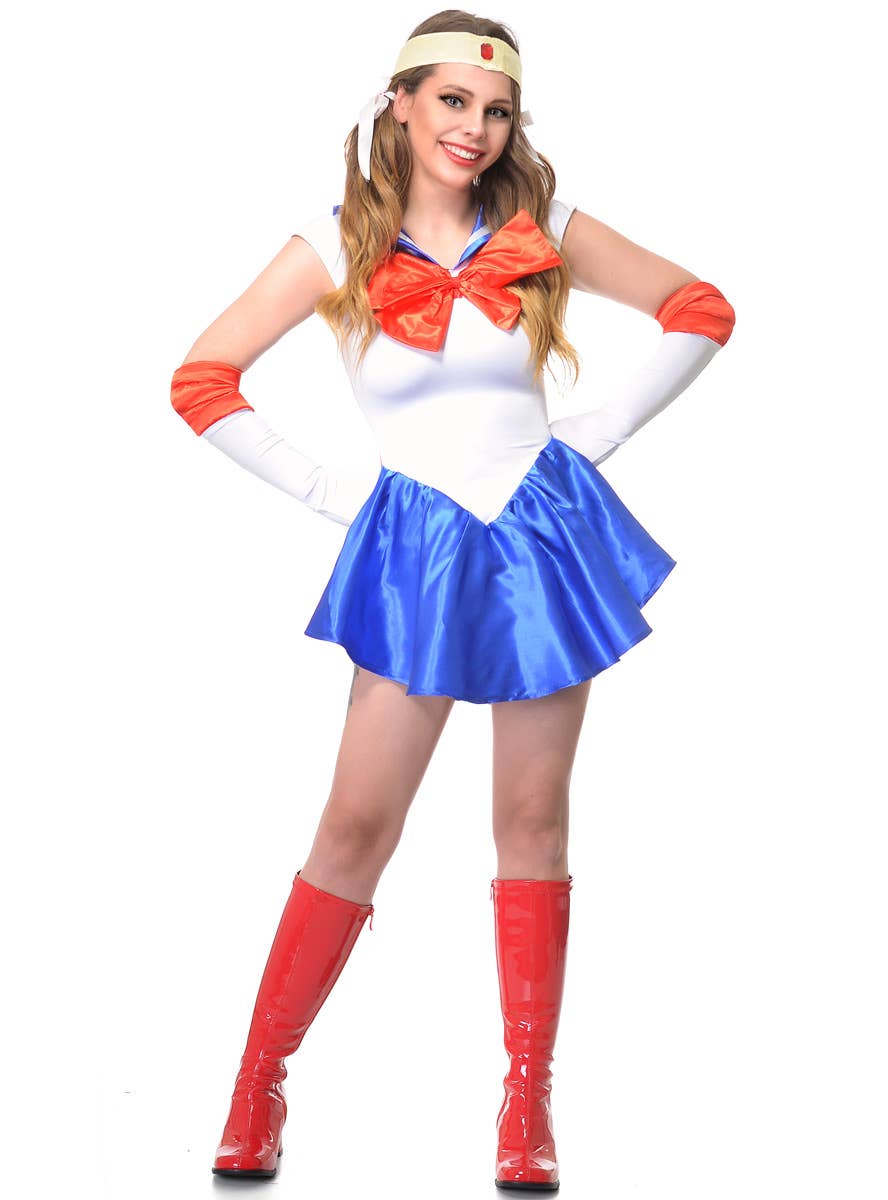 Image of Sailor Moon Womens Plus Size Anime Cosplay Costume - Main Image