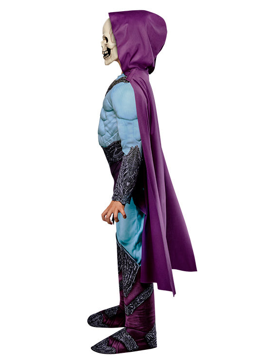 He Man Masters of the Universe Skeletor Deluxe Boys Costume - Side Image 1