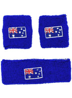 Image of Head and Wrist Australia Day Sweatband Set