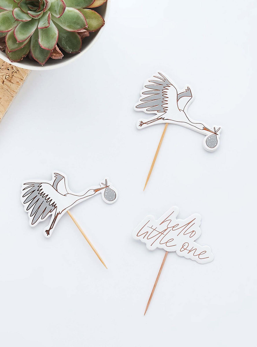 Hello Little One 6 Pack Baby Shower Food Picks - Lifestyle Image 2