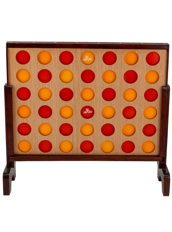 Large Hardwood Connect 4 Game - Main Image