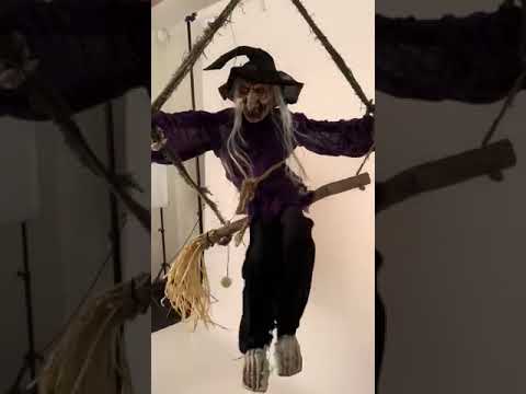 Wicked Witch Animated Deluxe Halloween Decoration Product Video 1