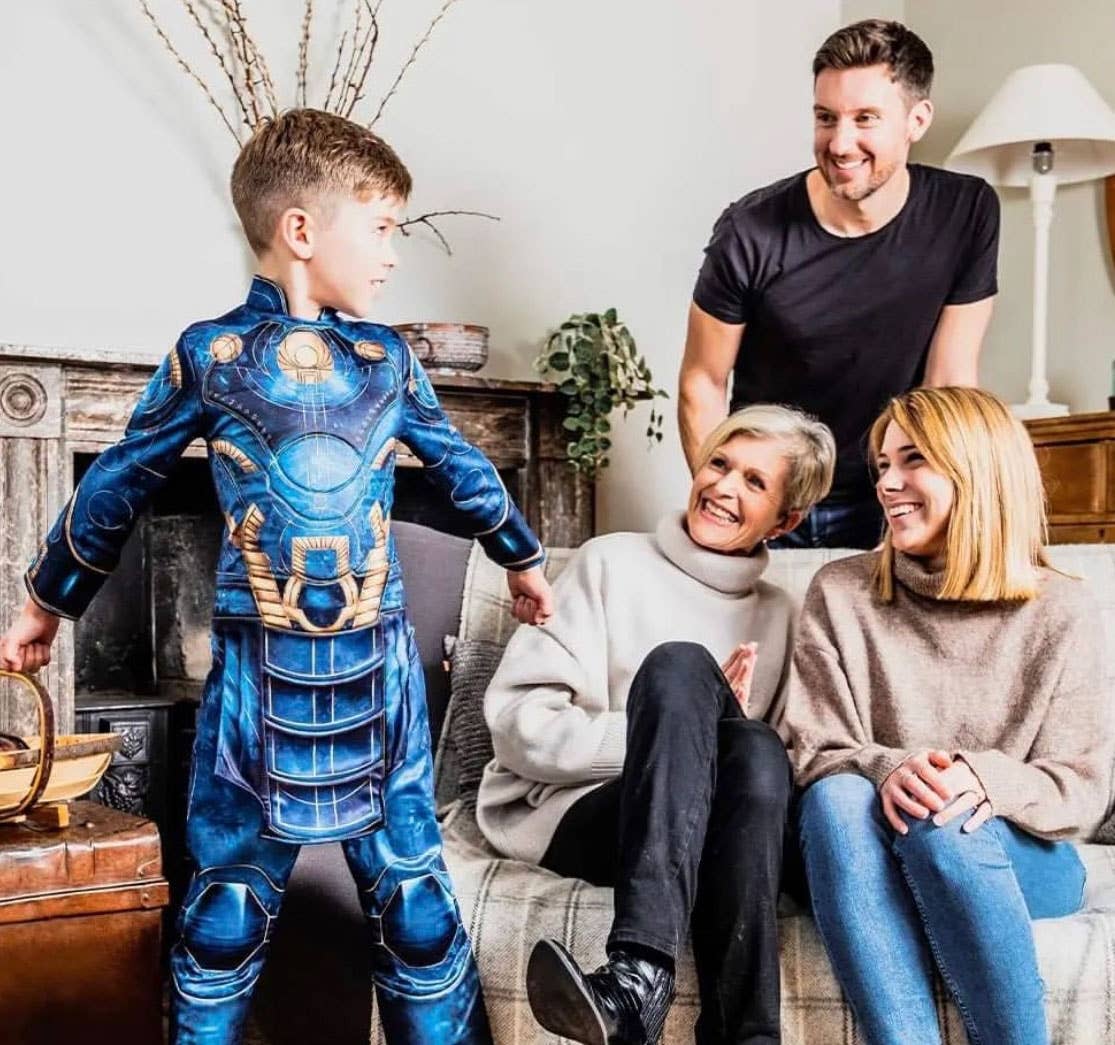 Boys Blue Ikaris Marvel Eternals Costume Lifestyle Image
