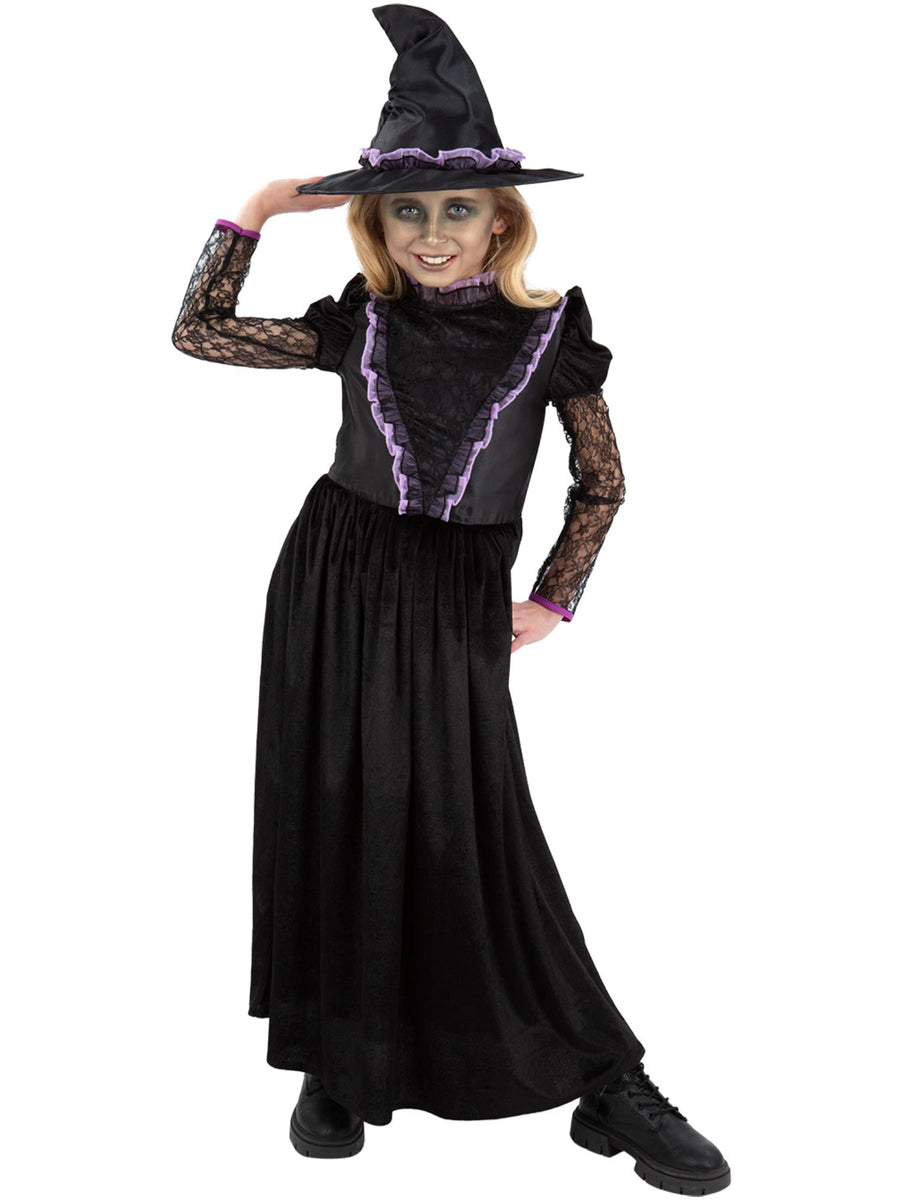 Girls Wicked witch elphaba halloween costume - Alternative image