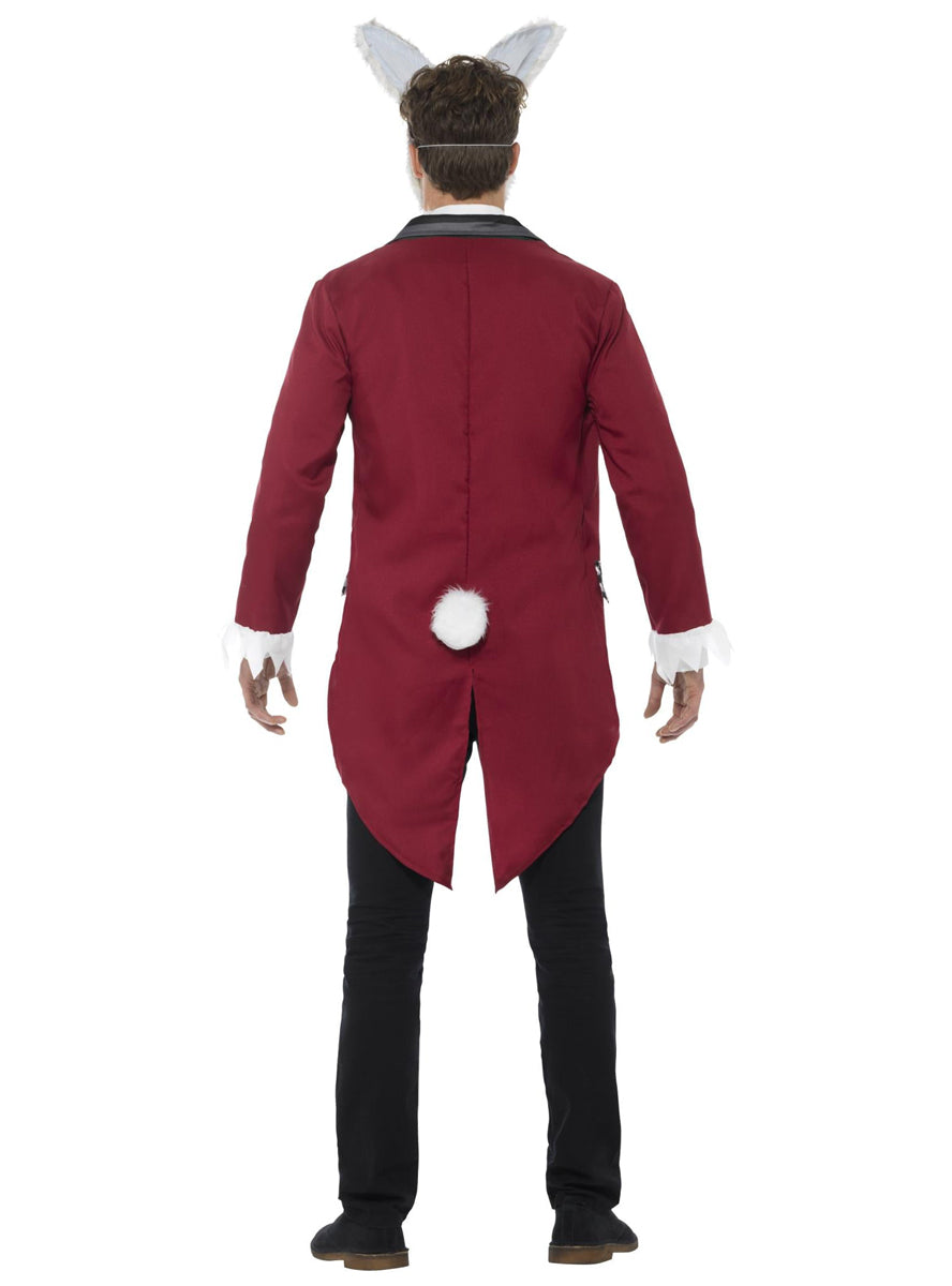 Womens sexy harlequin evil clown costume - Back image