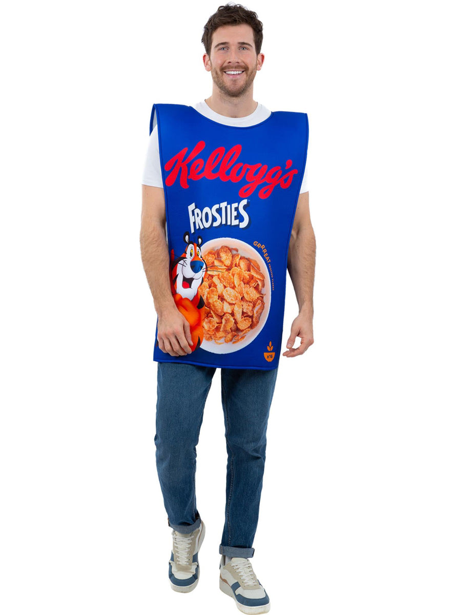 Mens cereal box breakfast food costume - Alternative image