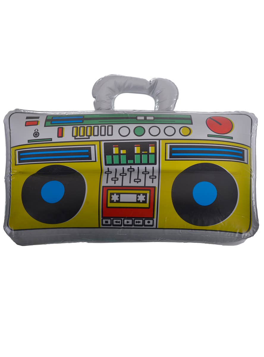 Image of Inflatable 1990's Boom Box Radio Costume Accessory
