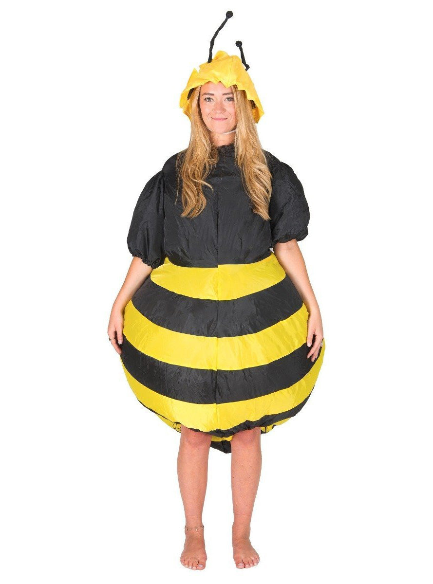 Inflatable Bumble Bee Novelty Adults Costume - Front Image