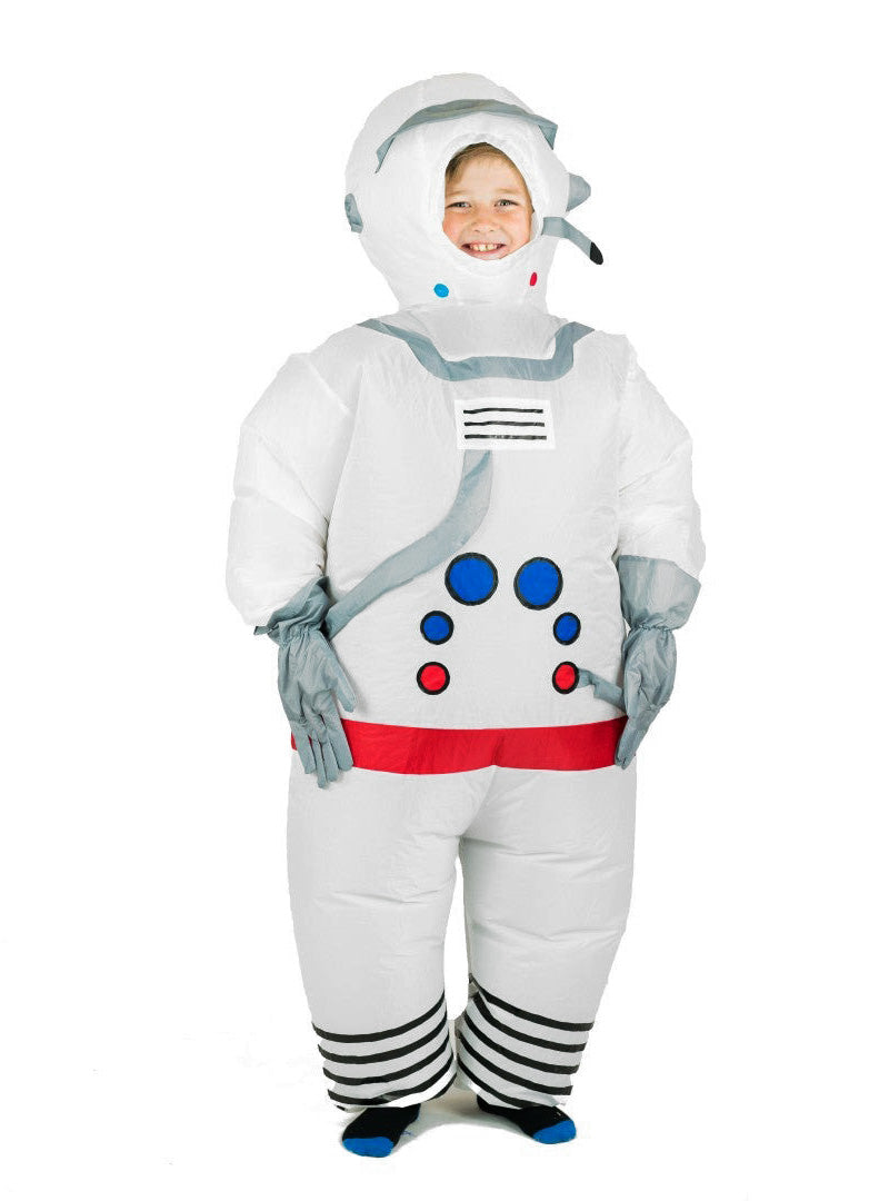 Inflatable Spaceman Kids Astronaut Costume - Front Image