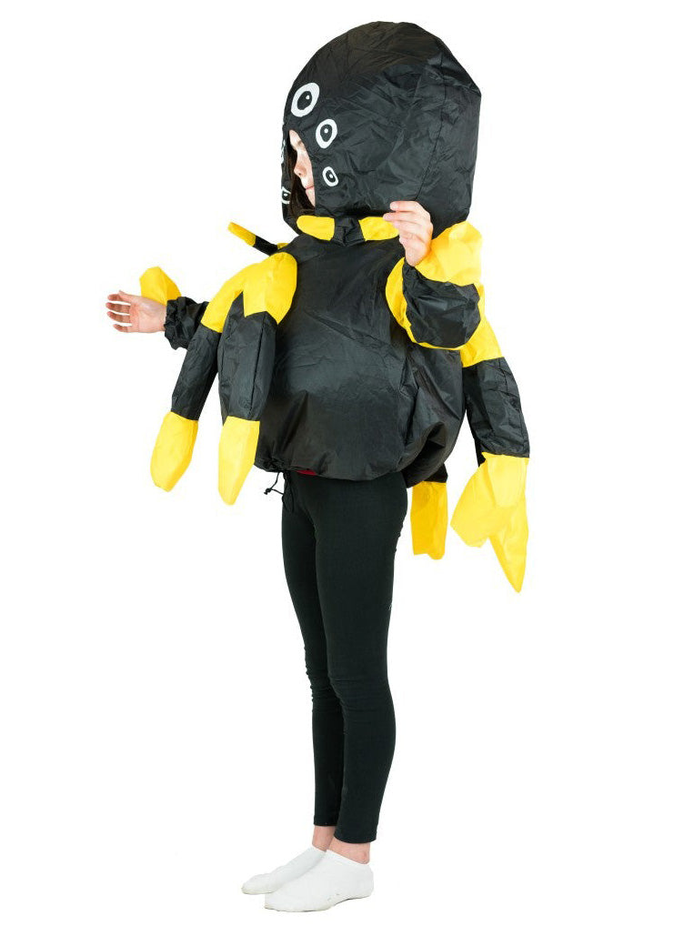 Inflatable Spider Novelty Kids Costume - Side Image