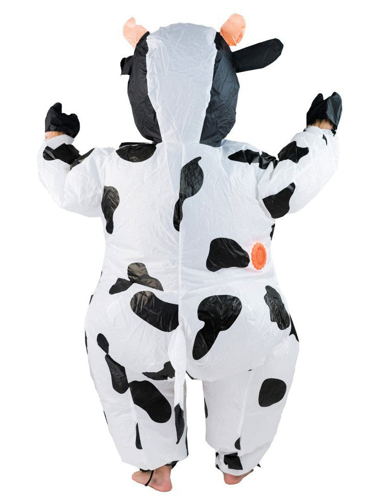 Inflatable Spotted Cow Novelty Adults Costume - Back Image