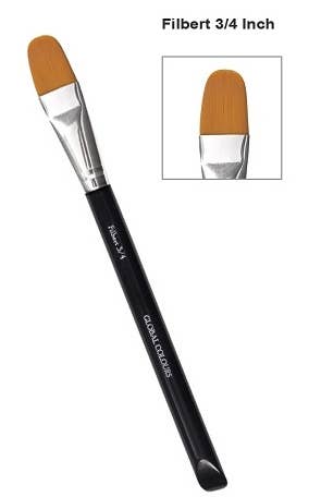 Filbert Flat Round 3/4