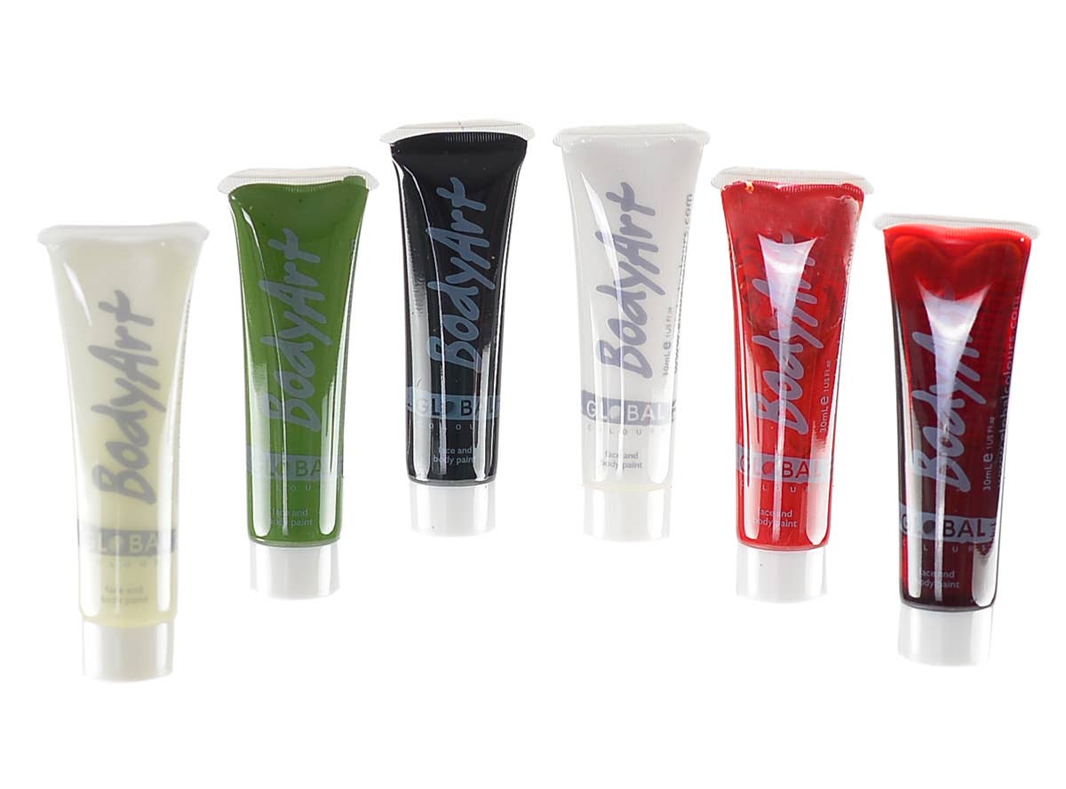 Body Art Halloween Body Paint Makeup Kit with Blood - Close Up Image