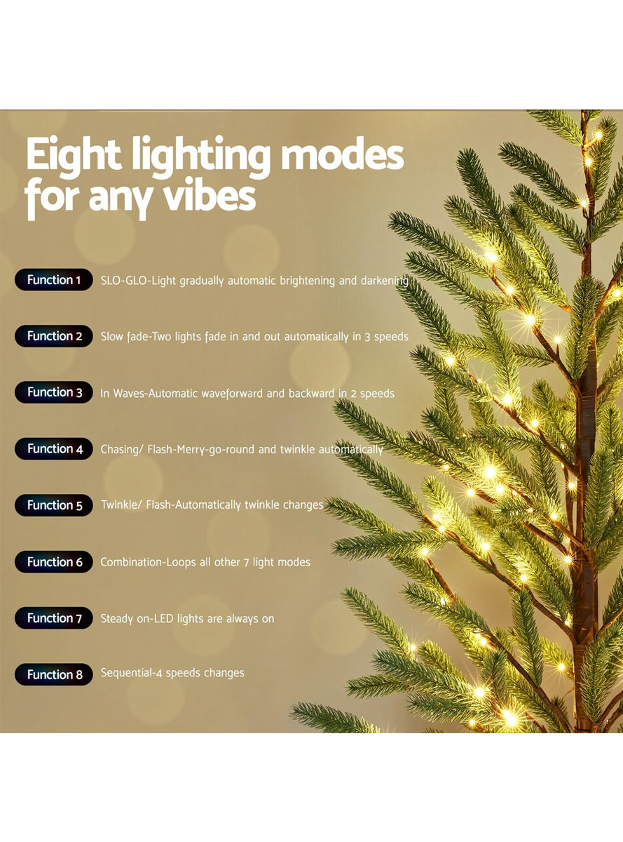 Jingle Jollys 180cm Prelit Realistic Looking Christmas Tree Plant - Information Image 2