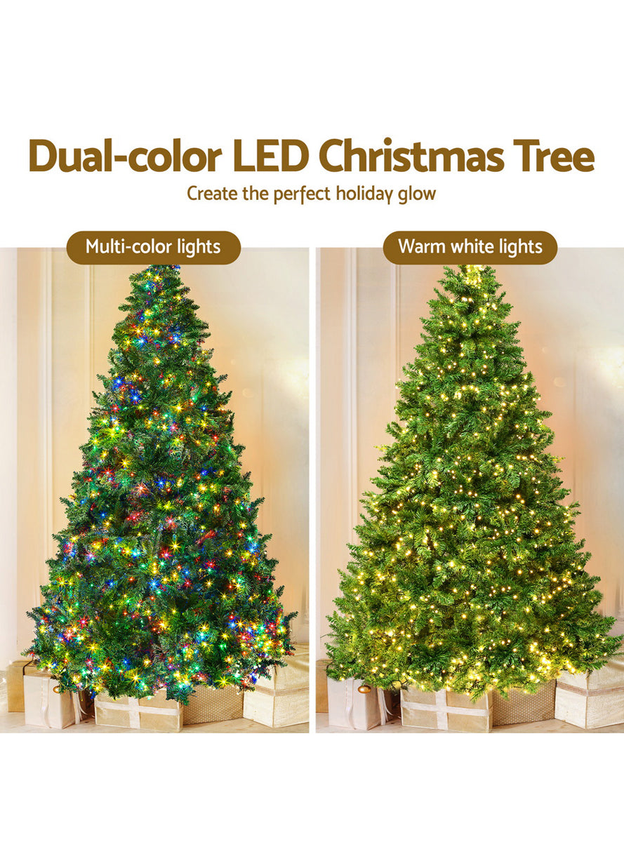 Jingle Jollys 210cm Multicolour Prelit Christmas Tree - Information Image 3