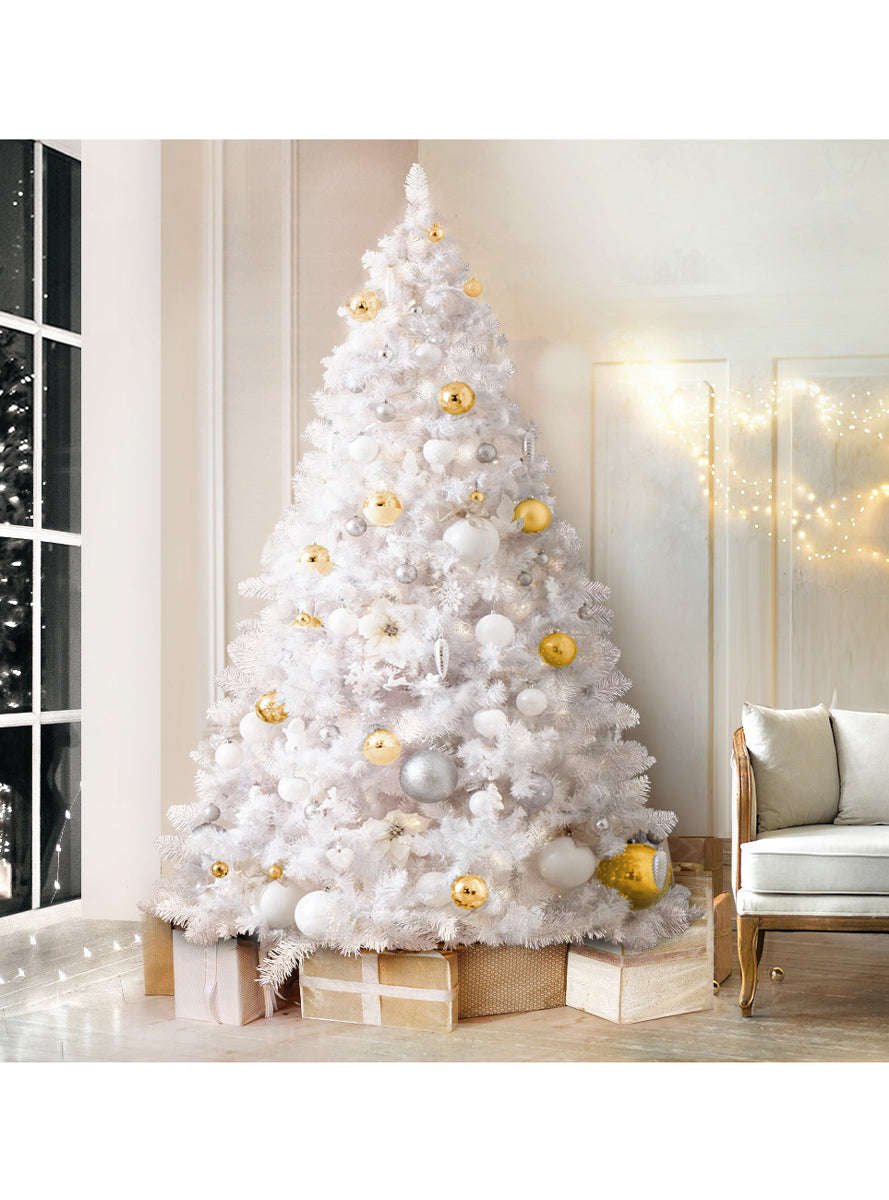 Jingle Jollys 210cm White Christmas Tree - Alternate Image
