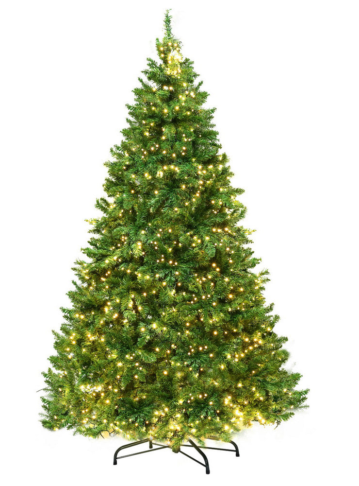 Jingle Jollys Warm White Prelit Christmas Tree 240cm - Main Image