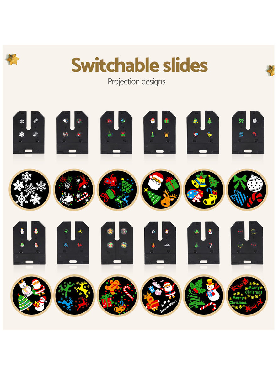 Jingle Jollys Switchable Projector Light Christmas Decoration - Information Image 1