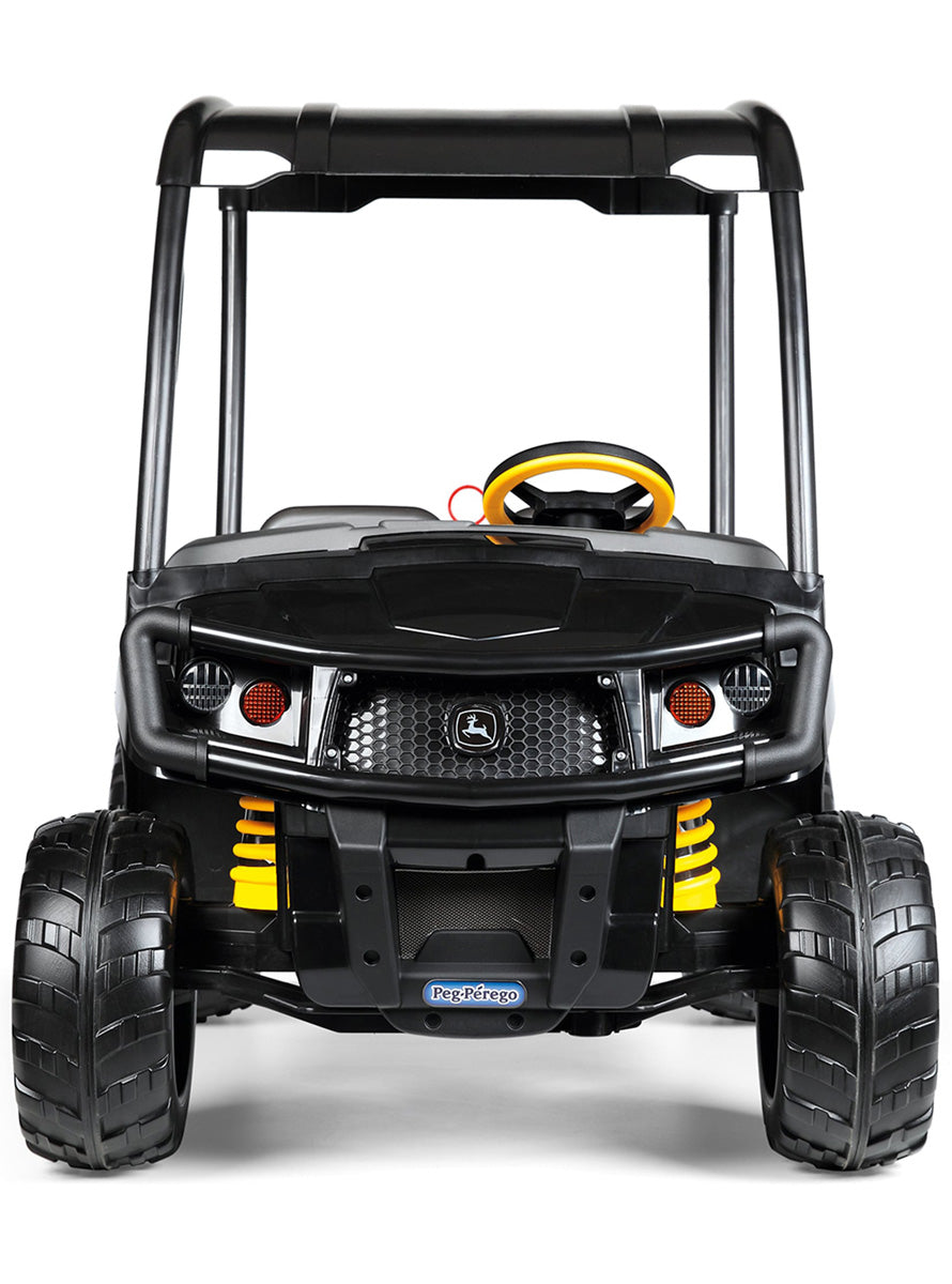 John Deere Midnight Black Gator XUV Kids Ride On Dual Seat Buggy - Front Image