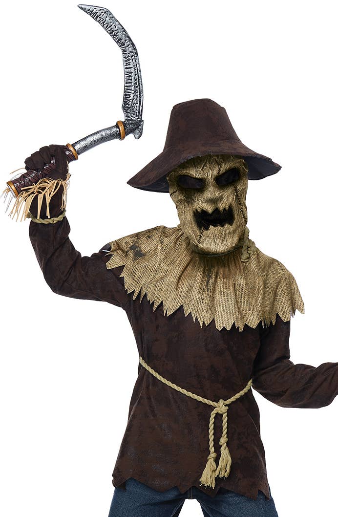 Wicked Scarecrow Boys Halloween Costume - Close Up Image