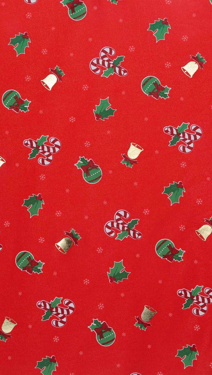 Christmas Kid's Unisex Red Holiday Costume Vest and Hat Close Up Image