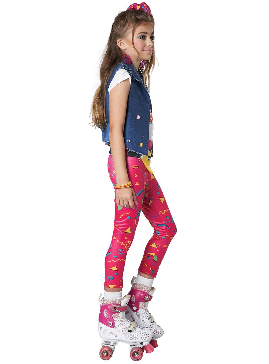 Girl's I Love the 90's Costume - Side Image