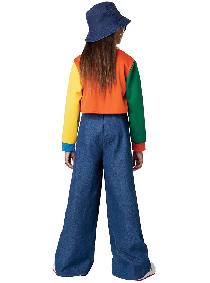 Girls 90s Hip Hop Superstar Costume - Back Image
