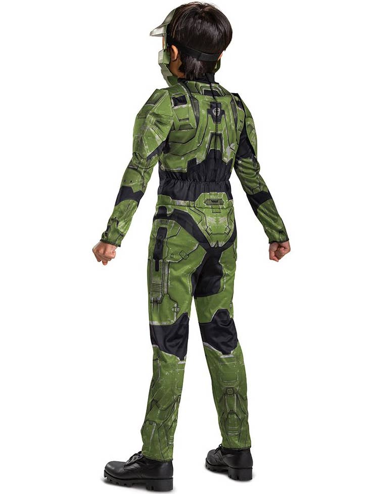 Boys Classic Master Chief Costume - Back Image