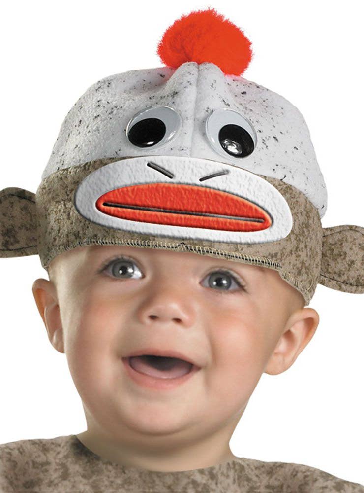 Sock Monkey Costume for Infants - Hat Image