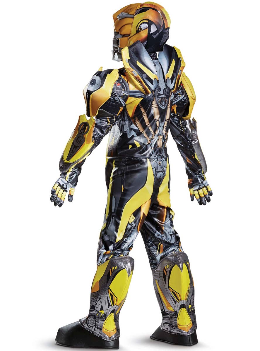 Super Deluxe Boys Bumblebee Costume - Back Image