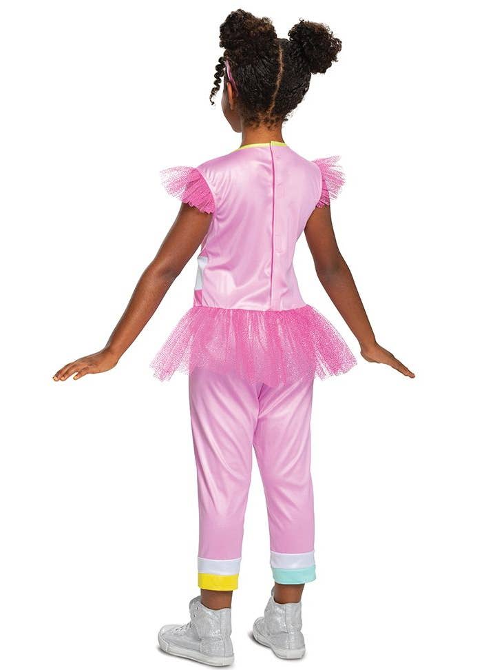 Girls Lego Movie Unikitty Costume - Back Image