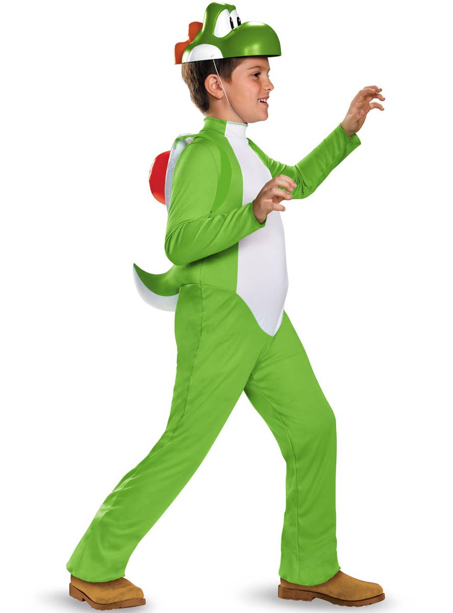Boys Deluxe Yoshi Costume - Side Image