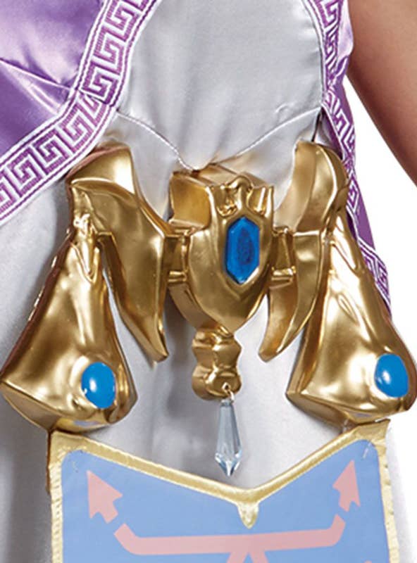 Teen Girl's Deluxe Princess Zelda Game Character Costume - Close Image 3