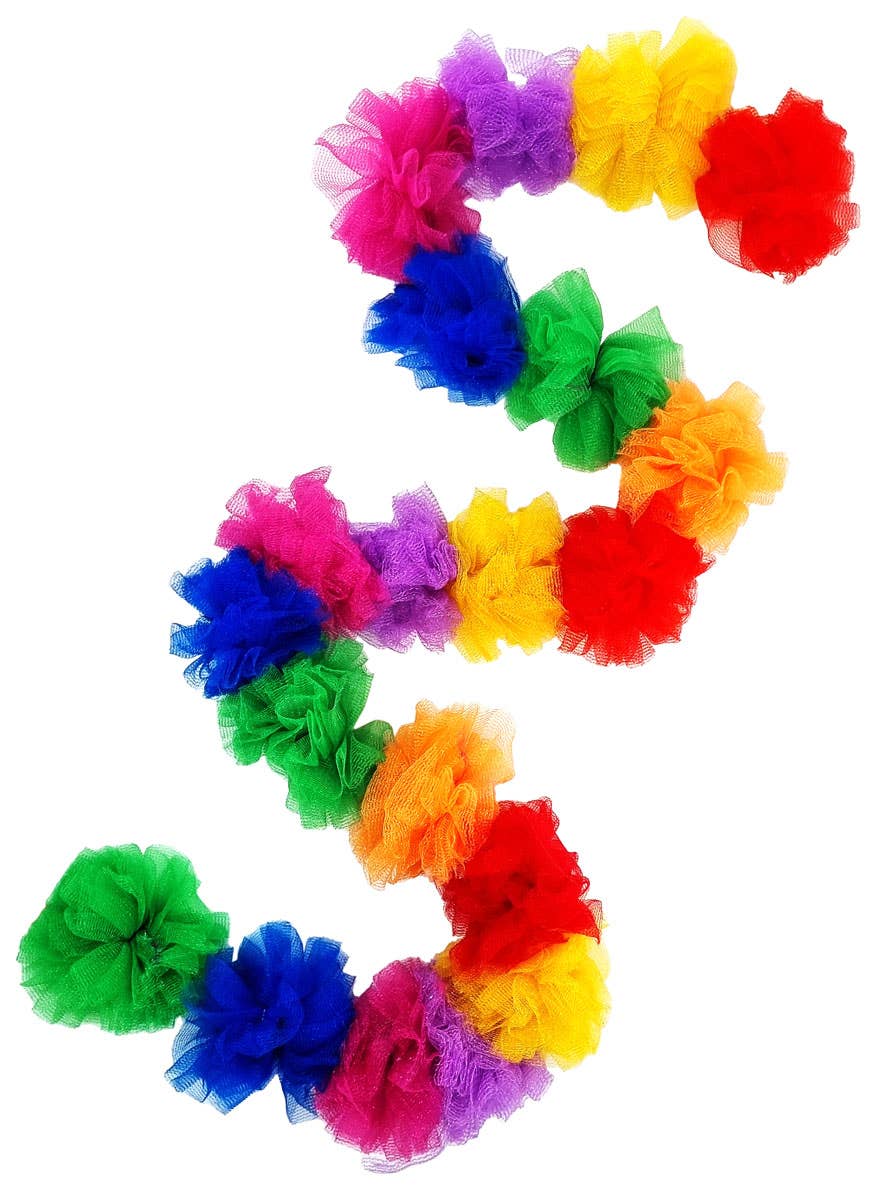 Kids Rainbow Fluffy Tulle Fabric Costume Boa