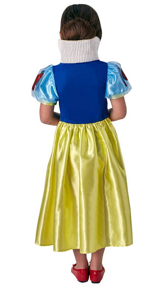 Disney Princess Snow White Girls Storybook Costume - Back Image