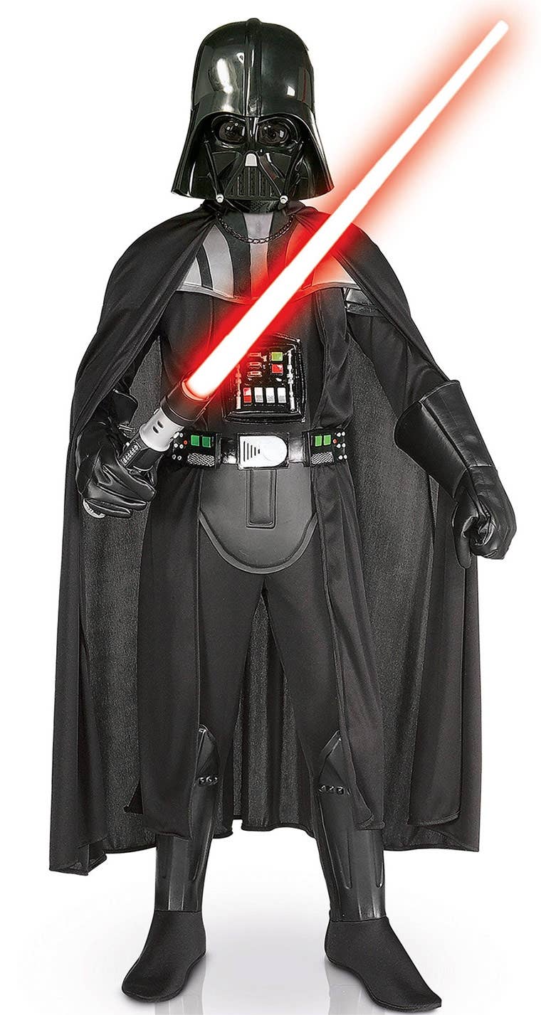 Childrens Darth Vader Star Wars Sith Lord Costume Image 1