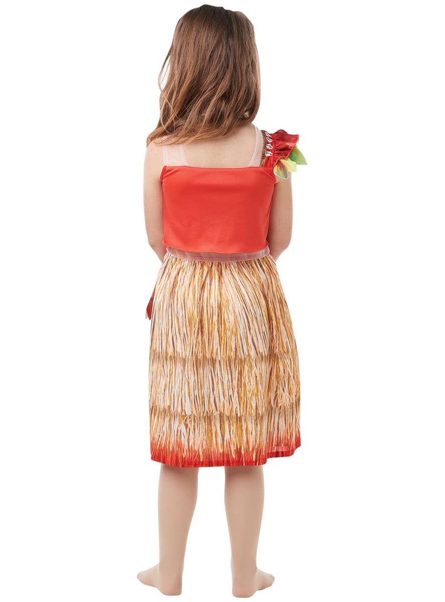 Moana Epilogue Licensed Disney Princess Girls Costume - Back Image