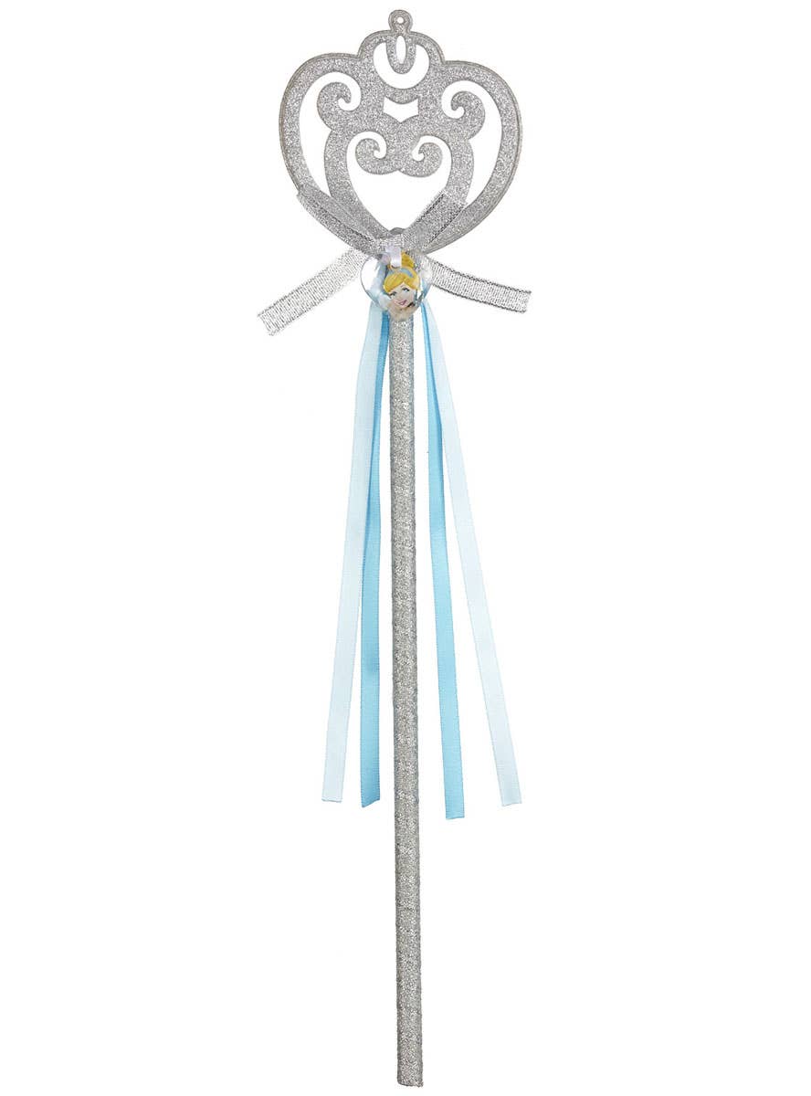 Silver Glitter Cinderella Wand Costume Accessory