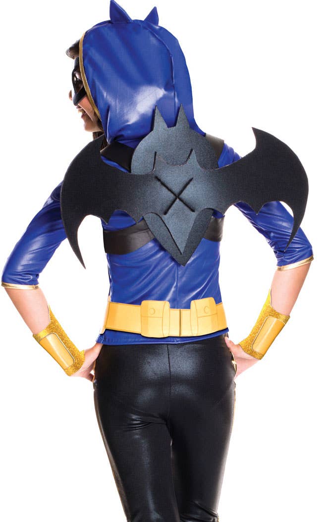 Superhero High Girl's Batgirl Book week Fancy Dress Costume Close Back Image