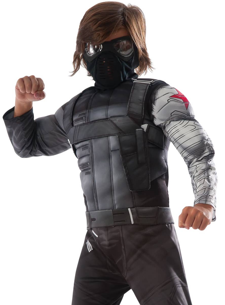 Captain America Civil War Winter Soldier Boys Fancy Dress Close Image
