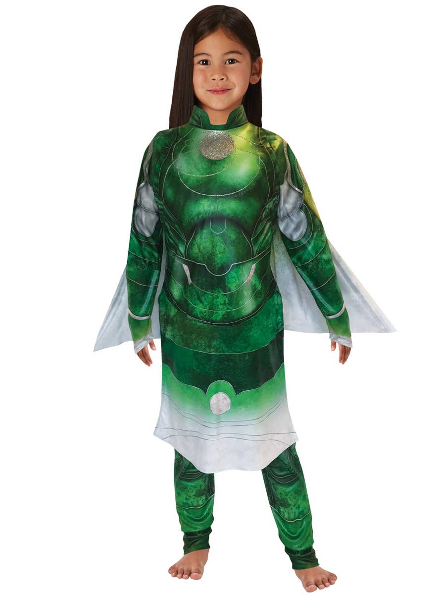 Girls Green Sersi Marvel Eternals Costume