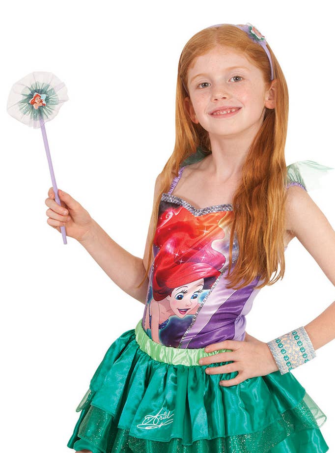 Girls The Little Mermaid Ariel Headband and Wand Accessory Kit Main Image