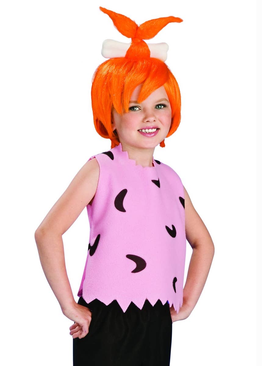 Pebbles Flintstone Deluxe Girls Fancy Dress Costume Alternate Image